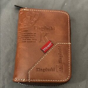 Kingdushi Brown Leather Wallet